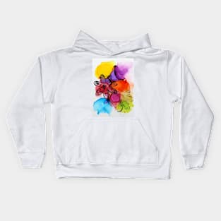 You, my flower (happy art) Kids Hoodie